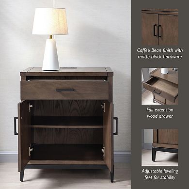 Leick Furniture Julien USB Nightstand Table