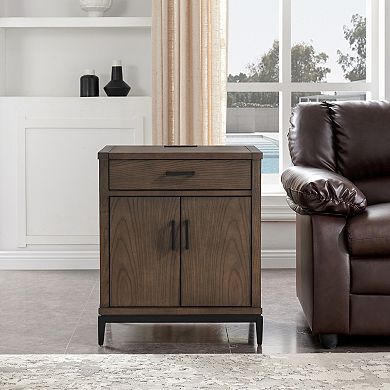 Leick Furniture Julien USB Nightstand Table