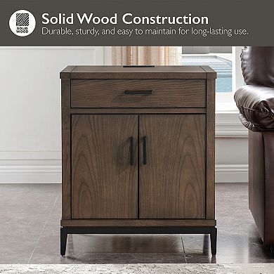 Leick Furniture Julien USB Nightstand Table