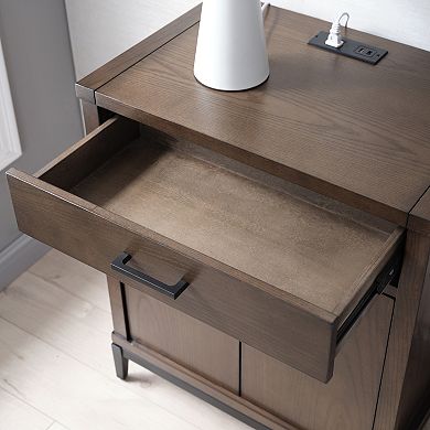 Leick Furniture Julien USB Nightstand Table