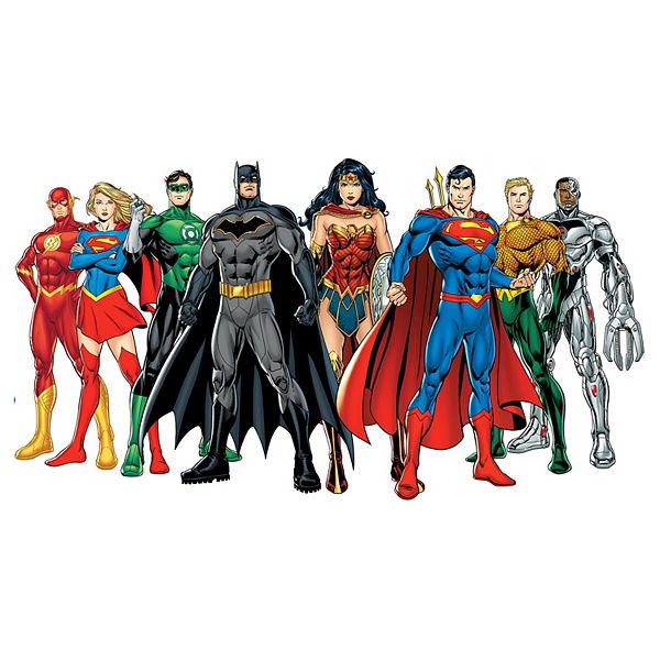 DC Comics Justice League Alphabet Wall Decals 131-piece Set by RoomMates