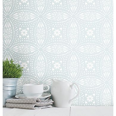 RoomMates Overlapping Medallions Peel & Stick Wallpaper