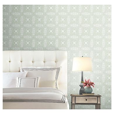 RoomMates Overlapping Medallions Peel & Stick Wallpaper