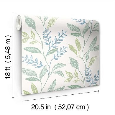 RoomMates Cottage Vine Peel & Stick Wallpaper