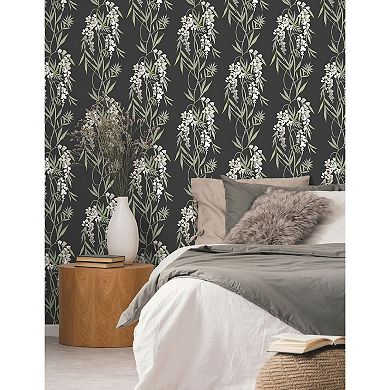 RoomMates Nouveaux Wisteria Peel & Stick Wallpaper