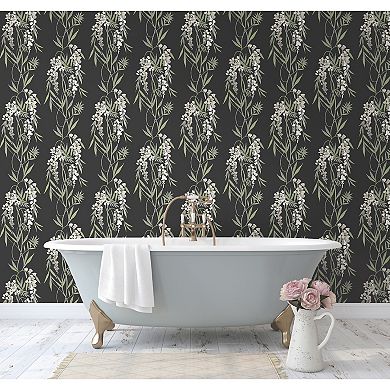 RoomMates Nouveaux Wisteria Peel & Stick Wallpaper