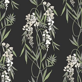 RoomMates Nouveaux Wisteria Peel & Stick Wallpaper