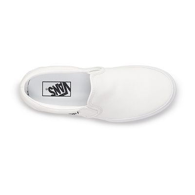 White slip on vans kohls sales