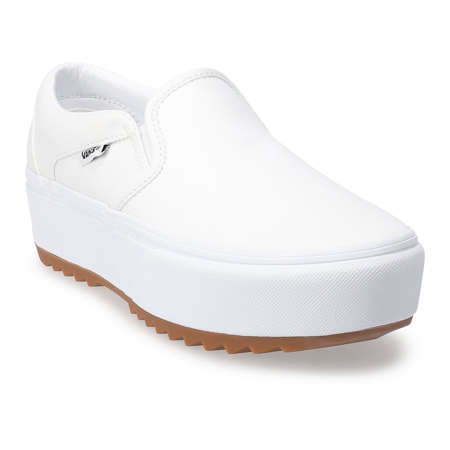 womens white slip on shoe