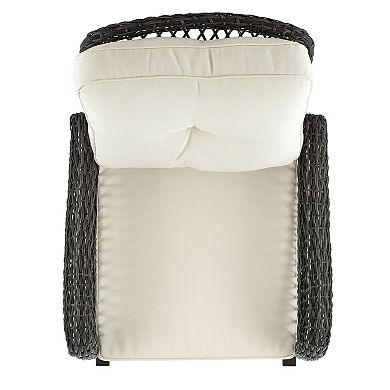 MANHATTAN COMFORT Furttuo Rocking Chair with Seat Cushions