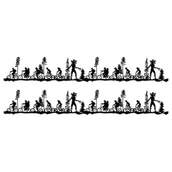 Netflix Stranger Things Forest Scene Wall Decal 7 pc Set by RoomMates