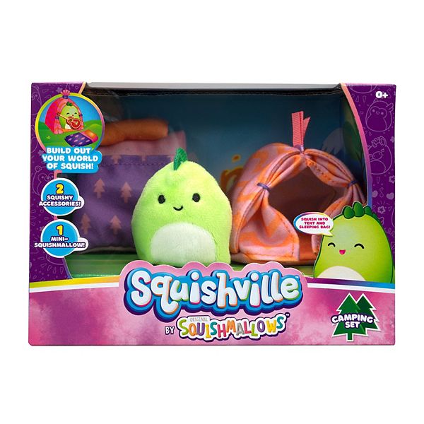 Squishville by Original Squishmallows Play and Display Storage - Four  2-Inch Plu