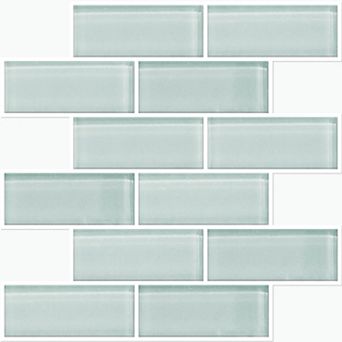 RoomMates Aqua Sea Faux Subway Tile Wall Decal