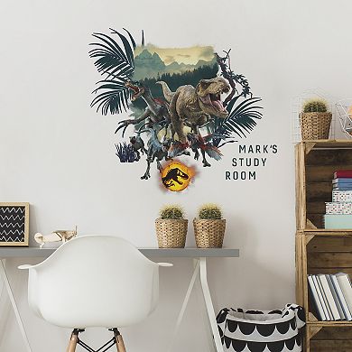 RoomMates Jurassic World Dominion Alphabet Wall Decal 119-piece Set