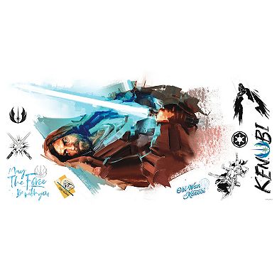 Star Wars Obi-Wan Kenobi Wall Decal 10-piece Set by RoomMates