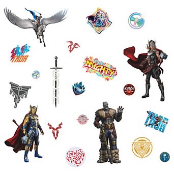 Marvel Thor Love and Thunder Wall Decal 20 pc Set by RoomMates