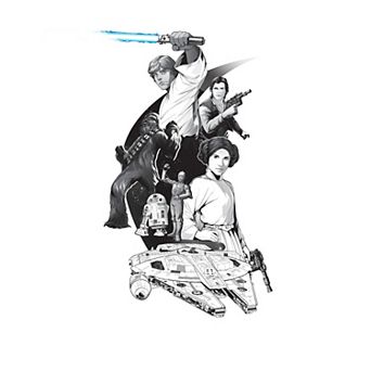 Star Wars Classic Alphabet Wall Decal 122 pc Set by RoomMates