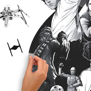 Star Wars Classic Alphabet Wall Decal 122-piece Set by RoomMates