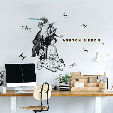 Star Wars Classic Alphabet Wall Decal 122-piece Set by RoomMates