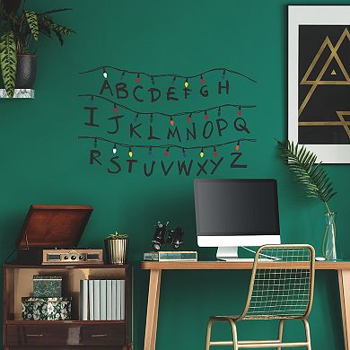 Netflix Stranger Things Lights Alphabet Wall Decal 61-piece Set by RoomMates