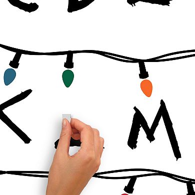 Netflix Stranger Things Lights Alphabet Wall Decal 61-piece Set by RoomMates