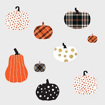 RoomMates Decorative Pumpkin Wall Decal 9 pc Set