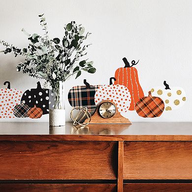 RoomMates Decorative Pumpkin Wall Decal 9-piece Set