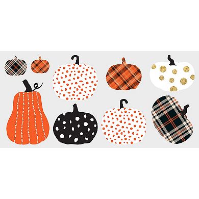 RoomMates Decorative Pumpkin Wall Decal 9-piece Set