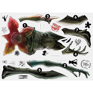 Netflix Stranger Things Demogorgon Wall Decal 23-piece Set by RoomMates
