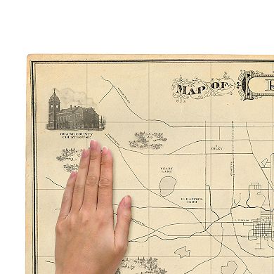 Netflix Stranger Things Hawkins Map Wall Decal 9-piece Set by RoomMates