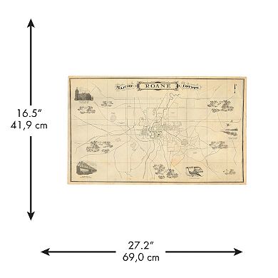 Netflix Stranger Things Hawkins Map Wall Decal 9-piece Set by RoomMates