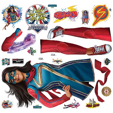 Marvel Ms Marvel Wall Decal 21-piece Set by RoomMates