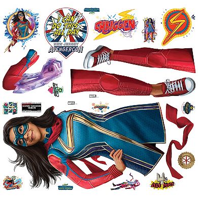 Marvel Ms Marvel Wall Decal 21-piece Set by RoomMates