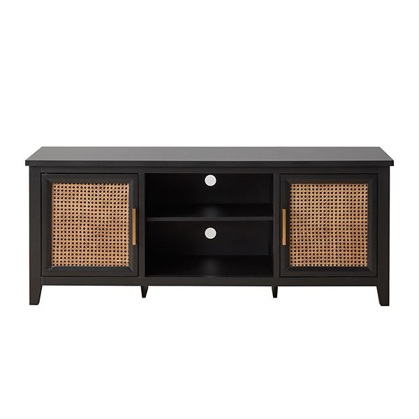 Dream Collection Cane Trim TV Stand