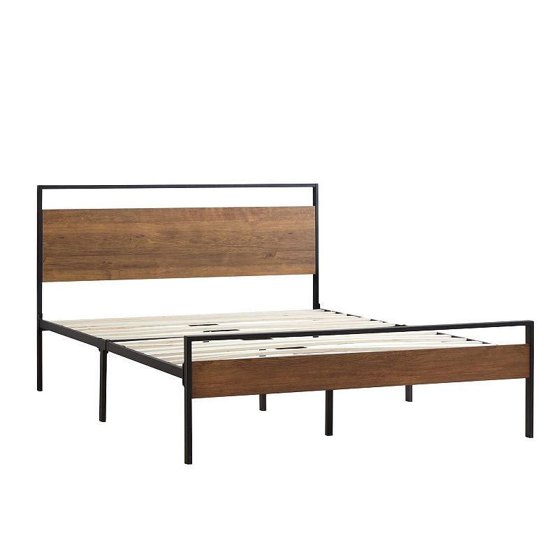 18159096 Dream Collection Modern Bed, Brown, Full sku 18159096