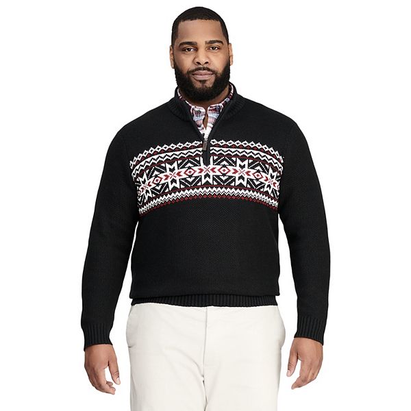 Men's Big & Tall IZOD Classic Fairisle Sweater