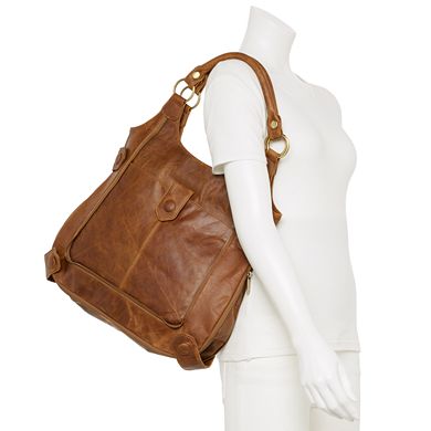 AmeriLeather Judelle Universal Leather Satchel Bag