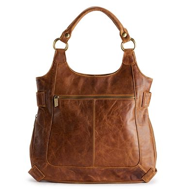 AmeriLeather Judelle Universal Leather Satchel Bag