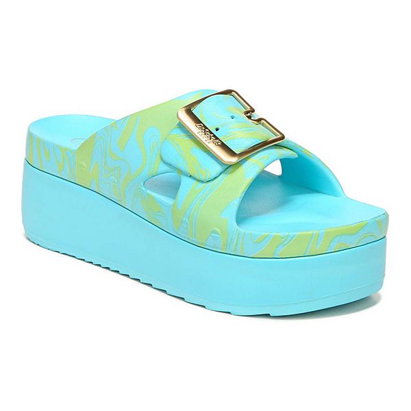 Platform best sale slides womens