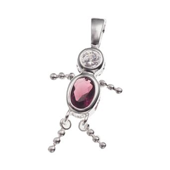 Argento Forte Sterling Silver Birthstone Babies Boy Charm