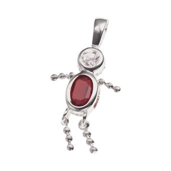 Argento Forte Sterling Silver Birthstone Babies Boy Charm