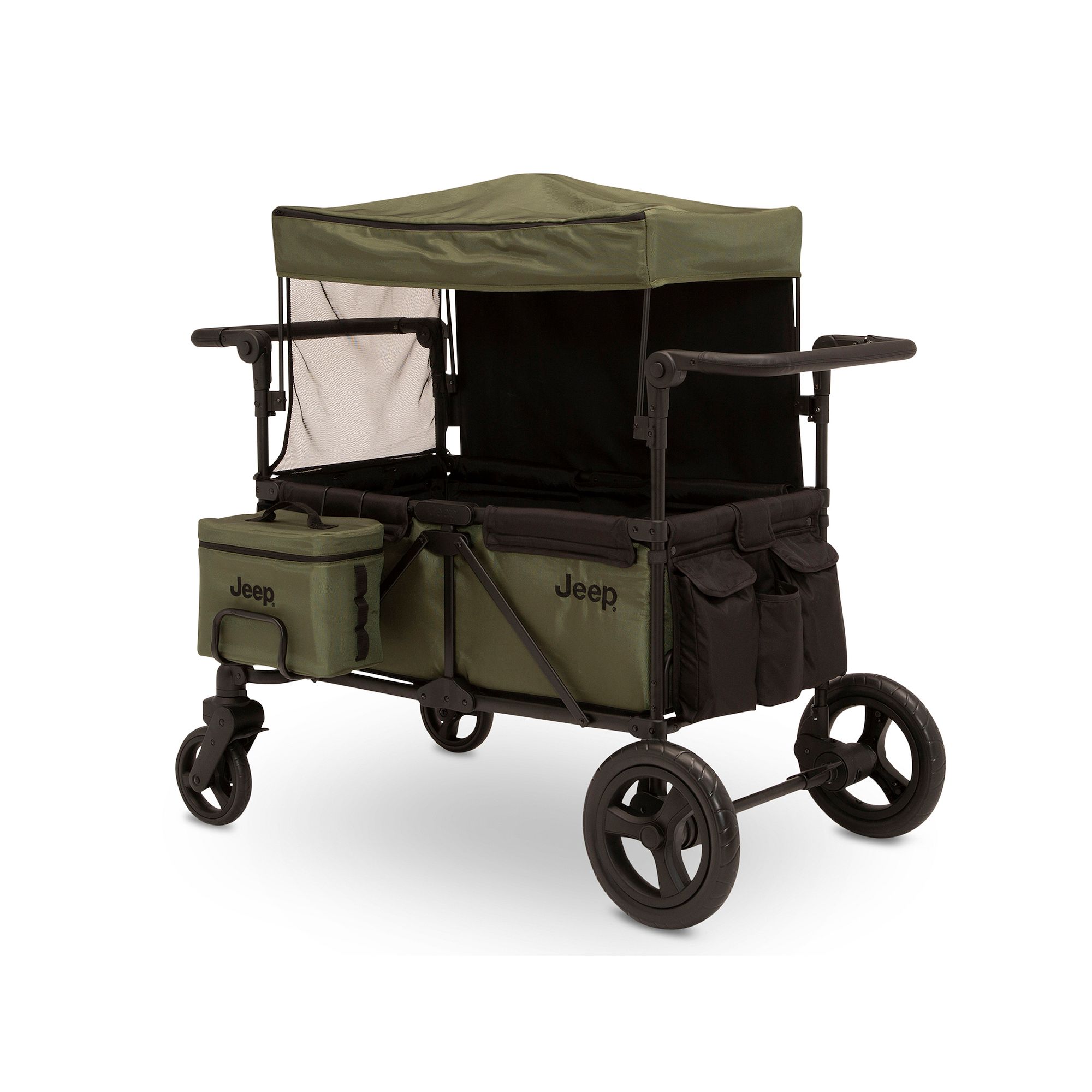 Jeep Deluxe Wrangler Stroller Wagon by Delta Children, Anniversary Green