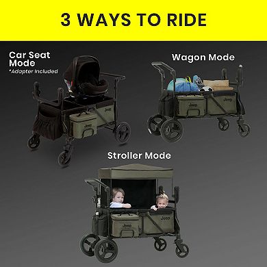 Jeep Deluxe Wrangler Stroller Wagon by Delta Children