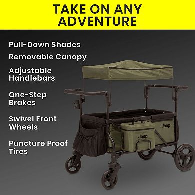 Jeep Deluxe Wrangler Stroller Wagon by Delta Children