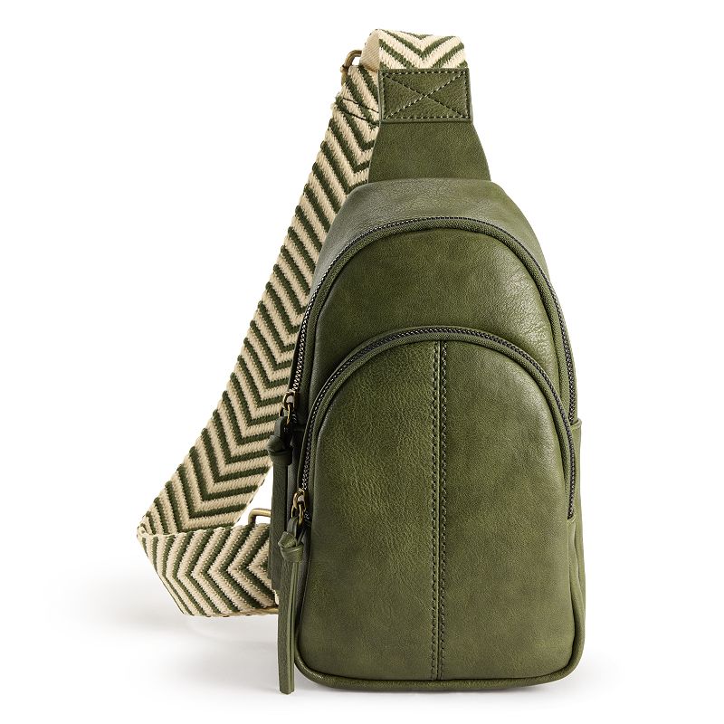 Sonoma Goods For Life® Acosta Sling Bag, Favian Green