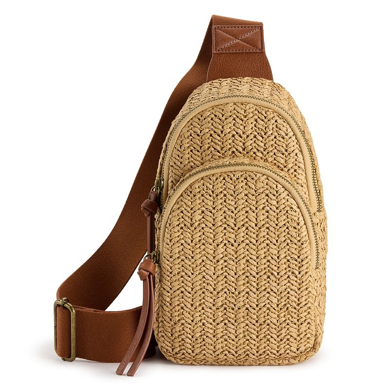 Sonoma Goods For Life® Acosta Sling Bag, Natural Brown