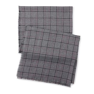 Women's LC Lauren Conrad Mini Plaid Scarf with Metallic Shine