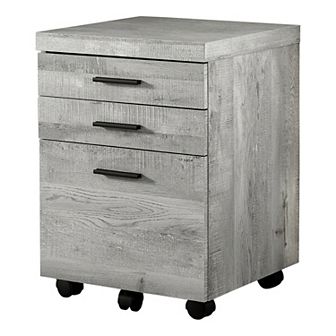 Monarch 3-Drawer Rustic Filing Cabinet