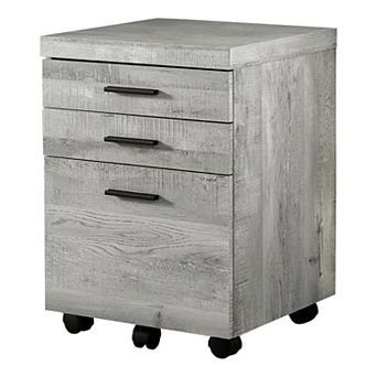 Monarch 3-Drawer Rustic Filing Cabinet