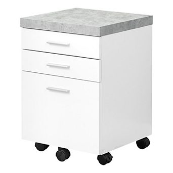 Monarch 3-Drawer Rustic Filing Cabinet